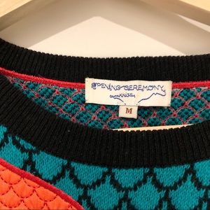 Opening Ceremony Sweaters - Opening Ceremony Snake Print Sweater Opening Ceremony Sweaters - Opening Ceremony Snake Print Sweater